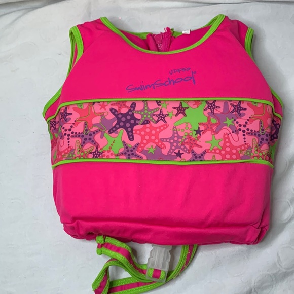 Swim Little Girls Life Jacket For Ages 25 Poshmark